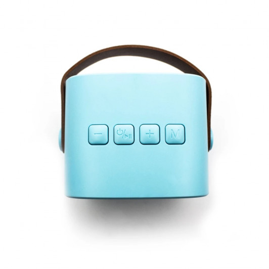 Bluetooth Karaoke set mikrofón a reproduktor Modrý